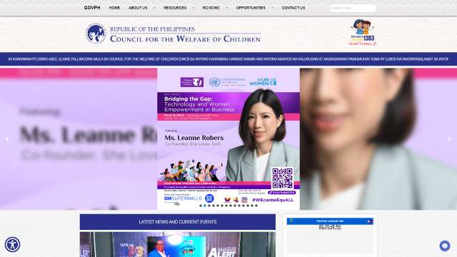 Council for the Welfare of Children Website