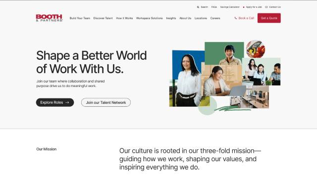 Booth & Partners Website