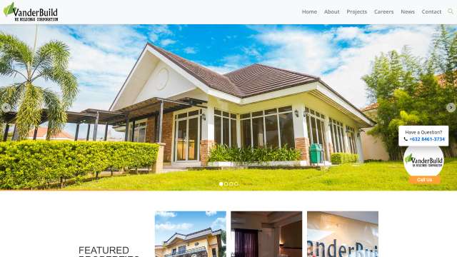 Vanderbuild Website